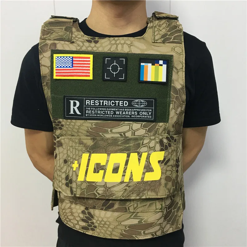 como Rapper Hiphop MC VEST RAPPER BAR TANK TOP Fashion New Design Street Fashion ICONS Military militari Tactic tactical Vest
como Rapper Hiphop MC VEST RAPPER BAR TANK TOP Fashion New Design Street Fashion ICONS Military militari Tactic tactical Vest
