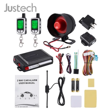 Justech 2 Way Car Alarm Security System Pager LCD Remote Control System Kit Keyless Entry 12V Auto Remote Central Alarm Systems
Justech 2 Way Car Alarm Security System Pager LCD Remote Control System Kit Keyless Entry 12V Auto Remote Central Alarm Systems
