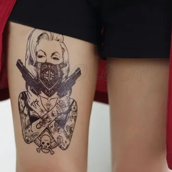 Fake tattoo waterproof temporary skull cross gun mask sexy tatoo girl sticker body art flash tatto for boy man lady woman
Fake tattoo waterproof temporary skull cross gun mask sexy tatoo girl sticker body art flash tatto for boy man lady woman
