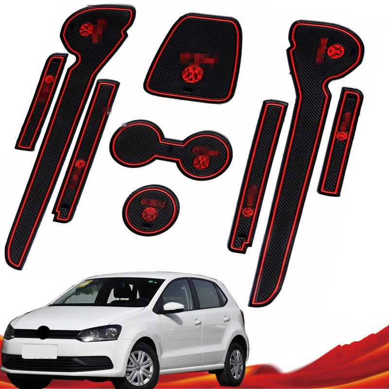 Rubber Car Gate Slot Mat Customized Logo Door Pad Cup Non-slip Mat For VW Volkswagen Polo 2011~16 Interior Accessories Groove Ma
Rubber Car Gate Slot Mat Customized Logo Door Pad Cup Non-slip Mat For VW Volkswagen Polo 2011~16 Interior Accessories Groove Ma