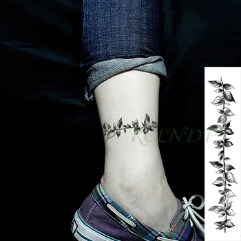 Waterproof Temporary Tattoo Sticker Flower Vine Leaves Plant Fake Tatoo Personality Flash Waist Arm Foot Tatto for Women Men
Waterproof Temporary Tattoo Sticker Flower Vine Leaves Plant Fake Tatoo Personality Flash Waist Arm Foot Tatto for Women Men