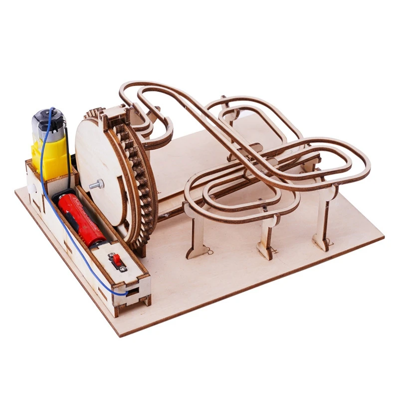 Diy Three-Dimensional Production of Birthday Handmade Educational Toys Track Ball Gear Transmission
Diy Three-Dimensional Production of Birthday Handmade Educational Toys Track Ball Gear Transmission
