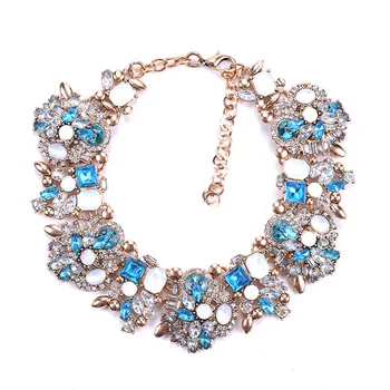 Fashion Crystal Rhinestone Flowers Necklaces Charm Choker Statement Collar Necklace Women Jewelry Gift
Fashion Crystal Rhinestone Flowers Necklaces Charm Choker Statement Collar Necklace Women Jewelry Gift