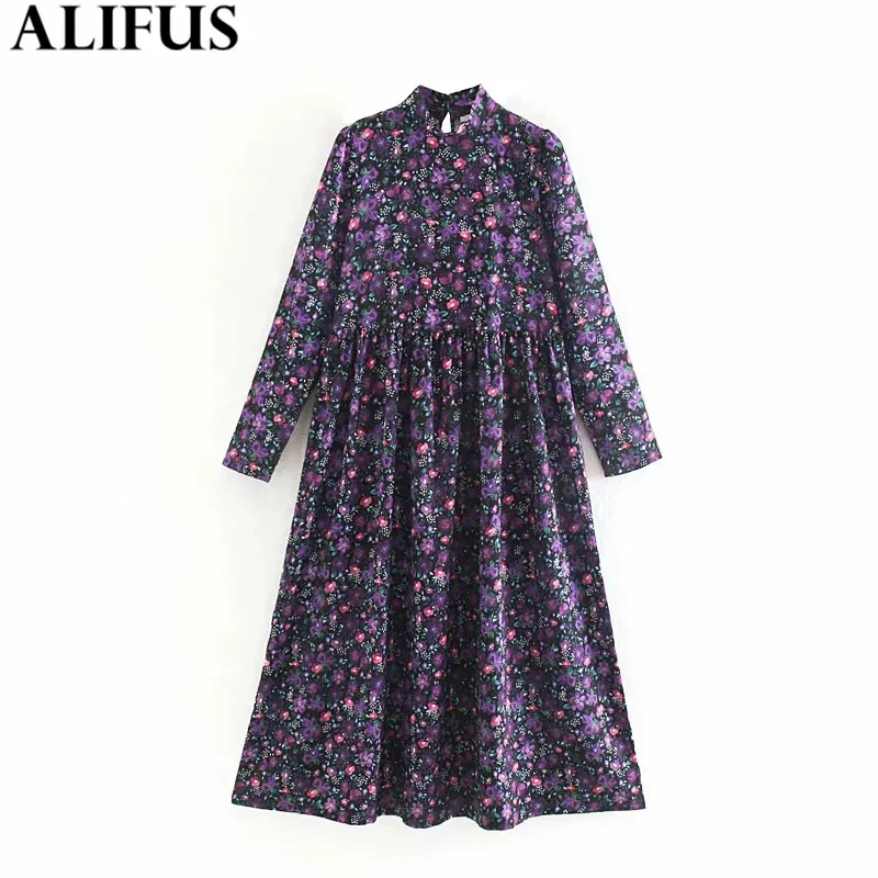 Fashion Za Women's dress 2019 Vintage Floral Print Chic O Neck Long Sleeve Casual Straight Midi Dresses Ladies Vestidos
Fashion Za Women's dress 2019 Vintage Floral Print Chic O Neck Long Sleeve Casual Straight Midi Dresses Ladies Vestidos