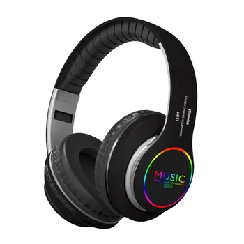 Bluetooth Headphones,Bluetooth 5.0 Headset with Colorful Lights, Call Function,Music Headset Bilateral Stereo Headphone
Bluetooth Headphones,Bluetooth 5.0 Headset with Colorful Lights, Call Function,Music Headset Bilateral Stereo Headphone