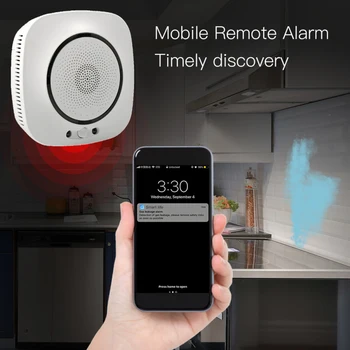 Gas Detector APP WiFi Smart Gas Leakage Fire Security Detector Gas Combustible Alarm Sensor Real-time Voice Alarm Prompt
Gas Detector APP WiFi Smart Gas Leakage Fire Security Detector Gas Combustible Alarm Sensor Real-time Voice Alarm Prompt