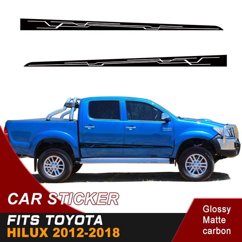 fit for hilux 2012 2013 2014 2015 2016 2017 2018 car sticker side door stripe racing sticker 4x4 accessories vinyl graphic decal
fit for hilux 2012 2013 2014 2015 2016 2017 2018 car sticker side door stripe racing sticker 4x4 accessories vinyl graphic decal