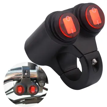 Waterproof Motorcycle 2 Way Handlebar Headlight Switch with Indicator Light
Waterproof Motorcycle 2 Way Handlebar Headlight Switch with Indicator Light