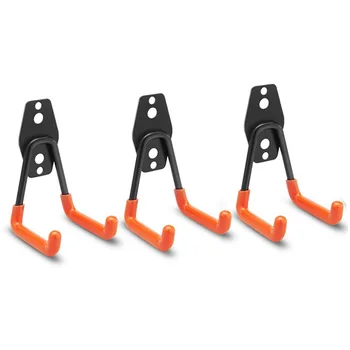 Garage Storage Hooks, 3 Pcs Wall Hooks, for Garage Tools Organization Ladders Chair Power Tools, Wardrobe, Bikes
Garage Storage Hooks, 3 Pcs Wall Hooks, for Garage Tools Organization Ladders Chair Power Tools, Wardrobe, Bikes