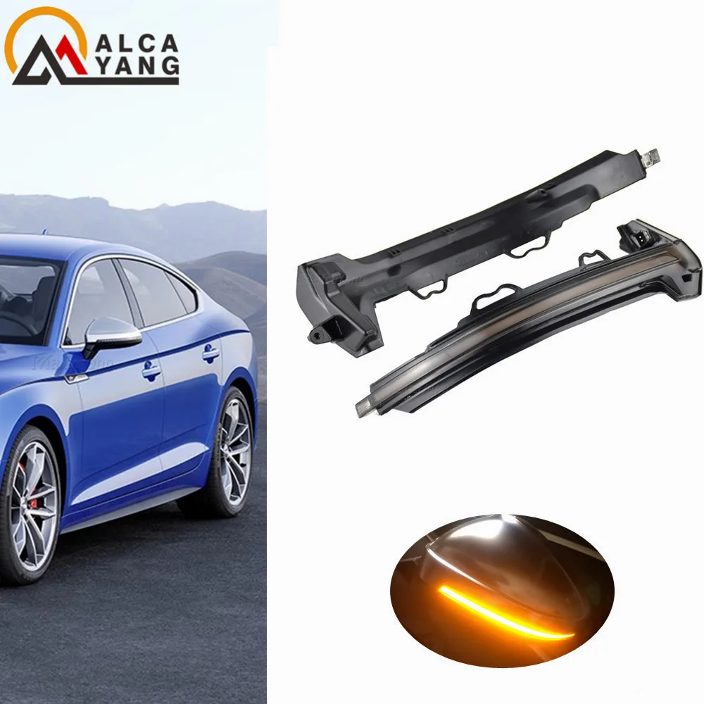Dynamic Blinker LED Turn Signal blink Side Mirror Lights indicator flasher For Audi A4 A5 B9 S4 S5 RS5 2017 2018 2019
Dynamic Blinker LED Turn Signal blink Side Mirror Lights indicator flasher For Audi A4 A5 B9 S4 S5 RS5 2017 2018 2019