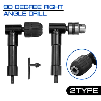90 Degree Right Angle Bend Extension Adaptor Right Angle Electric drill Keyless three-jaw chuck corner Impact Drill Adapter
90 Degree Right Angle Bend Extension Adaptor Right Angle Electric drill Keyless three-jaw chuck corner Impact Drill Adapter