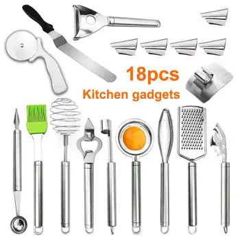 Meigar 18PCS/set Baking Tool Kitchen Stainless Steel Kitchenware Set Multi-functional Homemade Spoon DIY Kitchen Tool
Meigar 18PCS/set Baking Tool Kitchen Stainless Steel Kitchenware Set Multi-functional Homemade Spoon DIY Kitchen Tool
