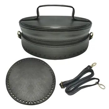 3Pcs DIY Fuax Leather Bucket Bag with Bottom Flip Cover Shoulder Strap Handmade Handbag Accessories 
3Pcs DIY Fuax Leather Bucket Bag with Bottom Flip Cover Shoulder Strap Handmade Handbag Accessories