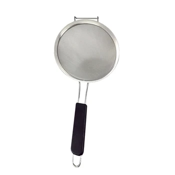 Stainless Steel Fine Mesh Strainers Set Of 2 Sizes Strainer Wire Sieve with Insulated Handle for Kitchen 10 inch/11 inch
Stainless Steel Fine Mesh Strainers Set Of 2 Sizes Strainer Wire Sieve with Insulated Handle for Kitchen 10 inch/11 inch
