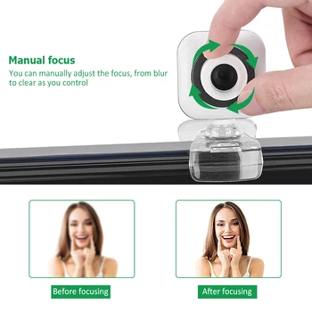 High Definition Webcam Camera For Computer Megapixels Power With Built-In Microphone Online Video Accessories For Laptop PC
High Definition Webcam Camera For Computer Megapixels Power With Built-In Microphone Online Video Accessories For Laptop PC