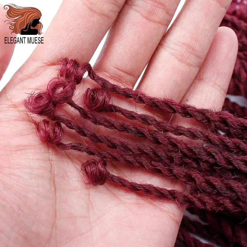 ELEAGNT MUSES 10 inch 24 Strands Havana Twist Braid Crochet Braids Ombre Burgundy Black Synthetic Crochet Braiding Hair
ELEAGNT MUSES 10 inch 24 Strands Havana Twist Braid Crochet Braids Ombre Burgundy Black Synthetic Crochet Braiding Hair