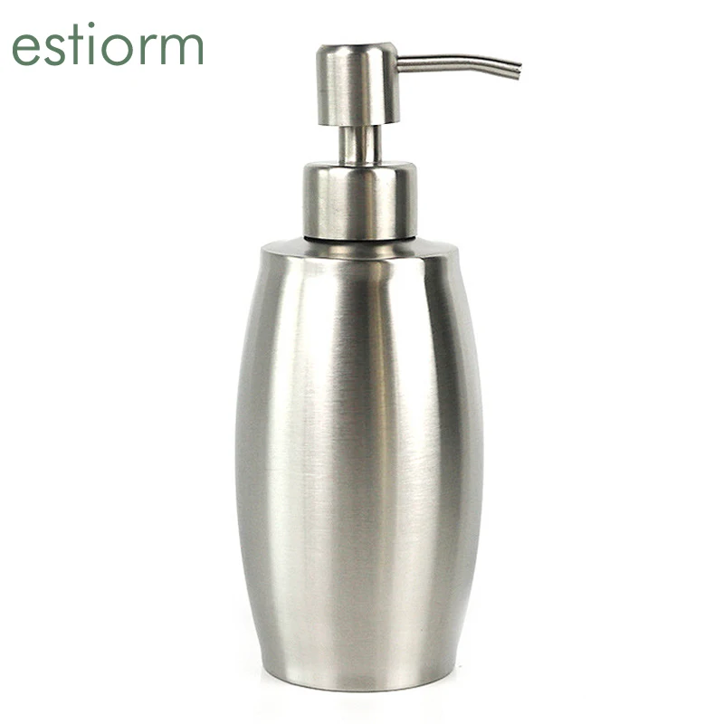 High Quality 350ml Stainless Steel Soap Dispenser Hand Sanitizer Bottle Liquid Soap Lotion Shampoo Foam dispenser Pump bathroom
High Quality 350ml Stainless Steel Soap Dispenser Hand Sanitizer Bottle Liquid Soap Lotion Shampoo Foam dispenser Pump bathroom