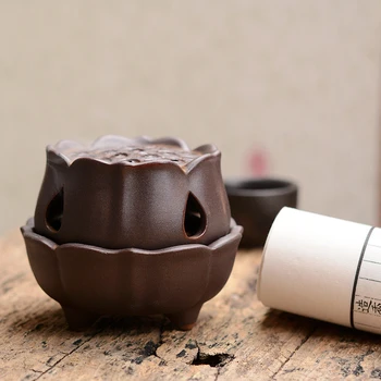 Creative Ceramic Lotus Backflow Incense Burner Censer Holder Plate Handmade Green, Blue, Brown, Black
Creative Ceramic Lotus Backflow Incense Burner Censer Holder Plate Handmade Green, Blue, Brown, Black