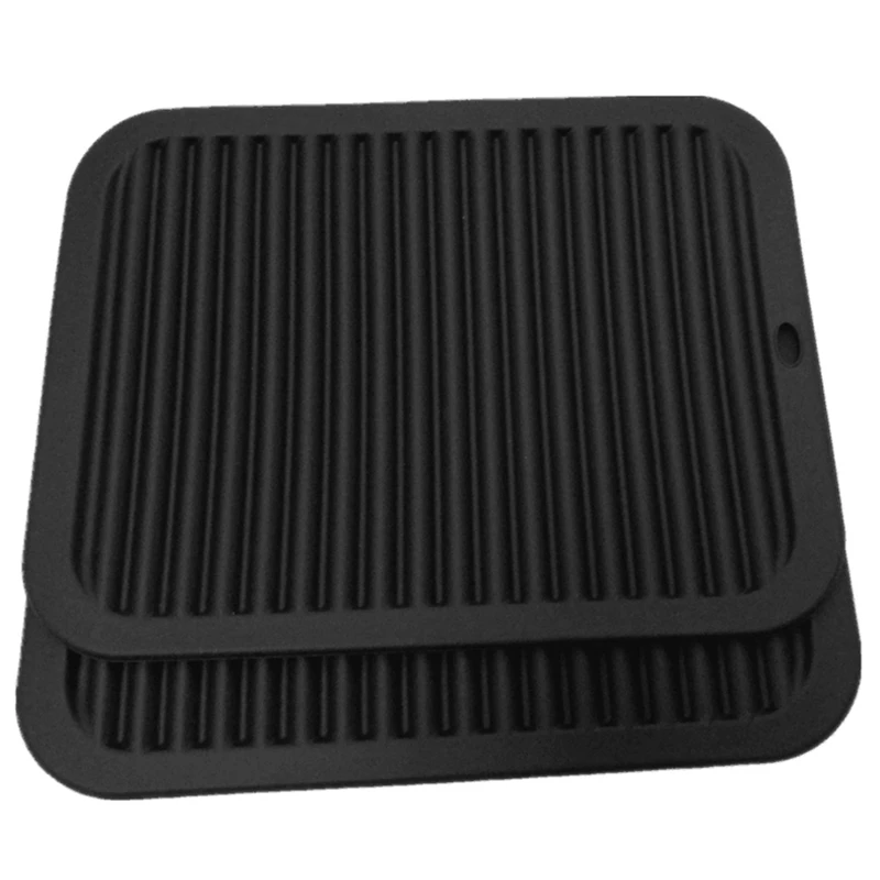 Black Silicone Large Thick Wavy Silicone Insulation Mat Anti-Skid Anti-Scalding Pad Cup Table Coasters Pan Saucer Pad Tableware
Black Silicone Large Thick Wavy Silicone Insulation Mat Anti-Skid Anti-Scalding Pad Cup Table Coasters Pan Saucer Pad Tableware
