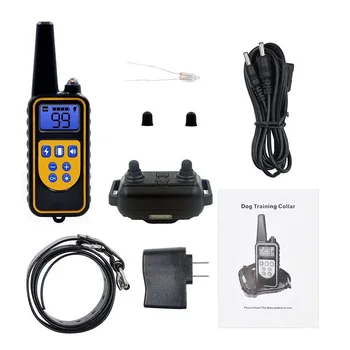Electric Dog Training Collar Waterproof Rechargeable Remote Control Pet with LCD Display for All Size Bark-stop Collars
Electric Dog Training Collar Waterproof Rechargeable Remote Control Pet with LCD Display for All Size Bark-stop Collars