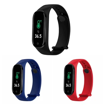 New Screen Smart wristband Temperature Measurement Blood Pressure Heart Rate Health Monitoring Sports Waterproof Smart Bracelet
New Screen Smart wristband Temperature Measurement Blood Pressure Heart Rate Health Monitoring Sports Waterproof Smart Bracelet