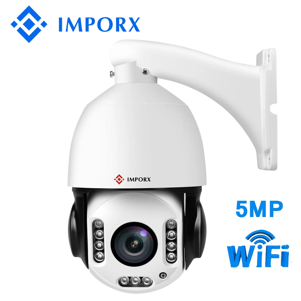 Full HD 5MP 2592*1944P Wifi IP Camera 20X Digital Zoom Wireless Auto Tracking Humanoid Tracking PTZ Security Speed Dome Camera
Full HD 5MP 2592*1944P Wifi IP Camera 20X Digital Zoom Wireless Auto Tracking Humanoid Tracking PTZ Security Speed Dome Camera