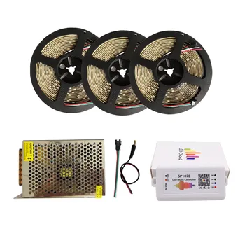 WS2812B WS2812 RGB Led Strip Light SP107E Bluetooth Music RGB Led Controller DC5V Led Transformer 5M 10M 15M Kit
WS2812B WS2812 RGB Led Strip Light SP107E Bluetooth Music RGB Led Controller DC5V Led Transformer 5M 10M 15M Kit