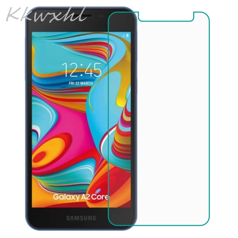 Фото Закаленное стекло 9H для смартфона Samsung Galaxy A2 Core защитная пленка на телефон 2 ядра