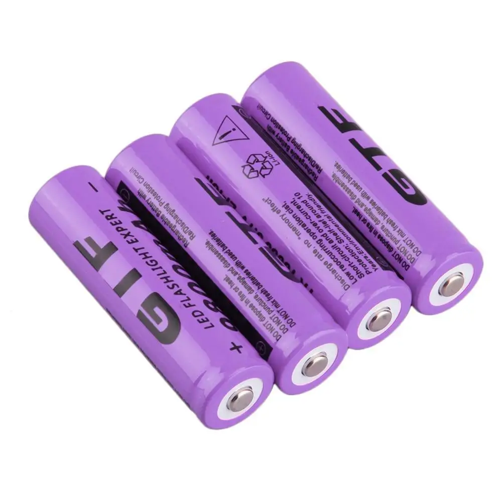 4pcs/set 18650 3.7V 9800mAh Rechargeable Li-ion Battery for LED Torch Flashlight Portable Replacement Battery For Torch
4pcs/set 18650 3.7V 9800mAh Rechargeable Li-ion Battery for LED Torch Flashlight Portable Replacement Battery For Torch