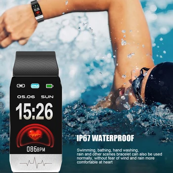 2020 T1 Smart Bracelet Temperature Measurement Heart Rate Blood Pressure Monitoring Waterproof Watch Sport Sleep Monitor Watch
2020 T1 Smart Bracelet Temperature Measurement Heart Rate Blood Pressure Monitoring Waterproof Watch Sport Sleep Monitor Watch