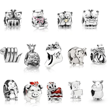 New 925 Sterling Silver Penguin Elephant Tortoise Animal Collection Charm Stringing Diy Bracelet Original Female Jewelry
New 925 Sterling Silver Penguin Elephant Tortoise Animal Collection Charm Stringing Diy Bracelet Original Female Jewelry