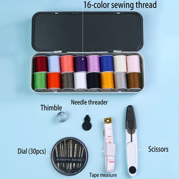 21Pcs Sewing Tools Portable Travel Sewing Box Set Tool Charter Needle Sewing Kit Home Accessories Sewing Thread Sewing Kit
21Pcs Sewing Tools Portable Travel Sewing Box Set Tool Charter Needle Sewing Kit Home Accessories Sewing Thread Sewing Kit
