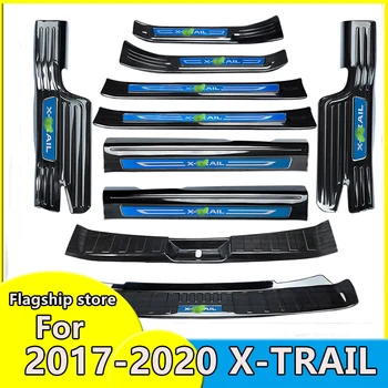 For Nissan X-Trail 2017-2020 Car Door Sill Trim Scuff Plate Welcome Pedal Protector Cover stainless steel enterance Guard 
For Nissan X-Trail 2017-2020 Car Door Sill Trim Scuff Plate Welcome Pedal Protector Cover stainless steel enterance Guard