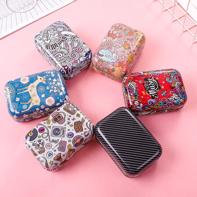 Makou Iron Box Even Cover Small Jewelry Collection Box Mini Box Small Iron Box Rectangular Metal Headphone Packaging.
Makou Iron Box Even Cover Small Jewelry Collection Box Mini Box Small Iron Box Rectangular Metal Headphone Packaging.
