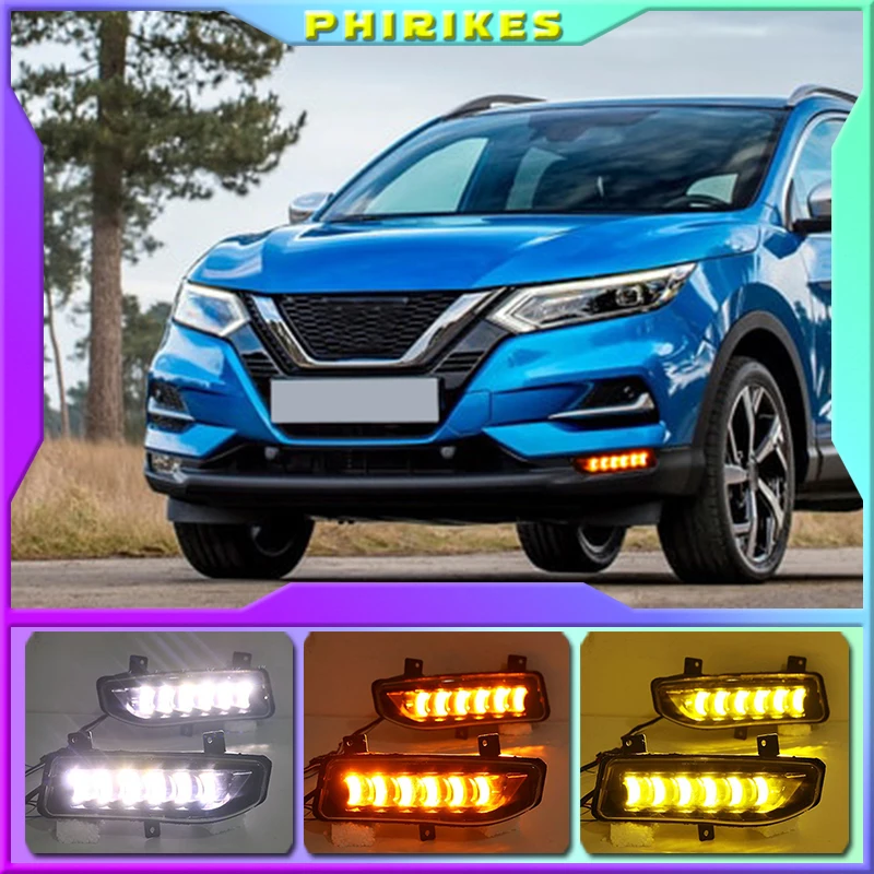 1 пара для Nissan Qashqai 2019 2020 светодиодсветодиодный дневные ходовые огни динамический поворотный желтый сигнал автомобильные ДХО 12 В светодиодные противотуманные фары
1 пара для Nissan Qashqai 2019 2020 светодиодсветодиодный дневные ходовые огни динамический поворотный желтый сигнал автомобильные ДХО 12 В светодиодные противотуманные фары