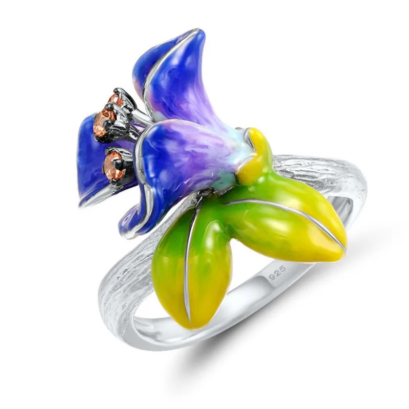 MOONROCY Silver Color Bohemia Rings Colourful Flower Plants Hyperbole for Women Girls Gift Dropshipping Party Jewelry Wholesale
MOONROCY Silver Color Bohemia Rings Colourful Flower Plants Hyperbole for Women Girls Gift Dropshipping Party Jewelry Wholesale