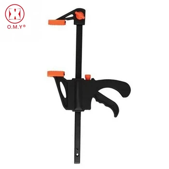 F Clamp Woodworking Bar Fast F Clamping Grip Ratchet Release Squeeze Carpentry Wood Trigger Clamps Hand Ratchet Bar Tool
F Clamp Woodworking Bar Fast F Clamping Grip Ratchet Release Squeeze Carpentry Wood Trigger Clamps Hand Ratchet Bar Tool