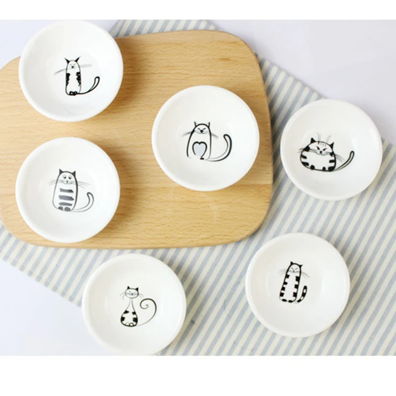 6Pcs Cute Cat Mini Size Pigments Ceramics Soy Dish Sauce Vinegar Jam Dishes Kitchen Small Plate Tableware Novelty Gift
6Pcs Cute Cat Mini Size Pigments Ceramics Soy Dish Sauce Vinegar Jam Dishes Kitchen Small Plate Tableware Novelty Gift
