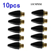 10 Pcs Nozzles Rubber Brass Safety Tip Nozzle For Air Blow Tools 1/8 Inch NPSM Male Connector Supplies Set
10 Pcs Nozzles Rubber Brass Safety Tip Nozzle For Air Blow Tools 1/8 Inch NPSM Male Connector Supplies Set