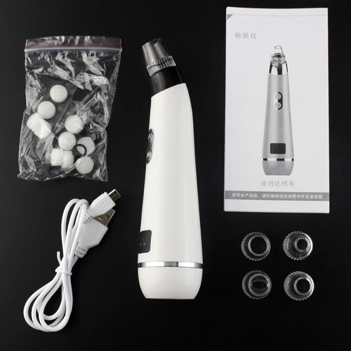 Wholesale Blackhead Acne Instrument Pore Cleaner Vacuum Cleaner 5 Tips 5 Ways Adjusted for Female Man Face Nose M3 Wholesale Blackhead Acne Instrument Pore Cleaner Vacuum Cleaner 5 Tips 5 Ways Adjusted for Female Man Face Nose M3