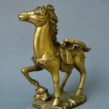 Collect China fengshui bronze horse Win now property money wealth horse Statue
Collect China fengshui bronze horse Win now property money wealth horse Statue