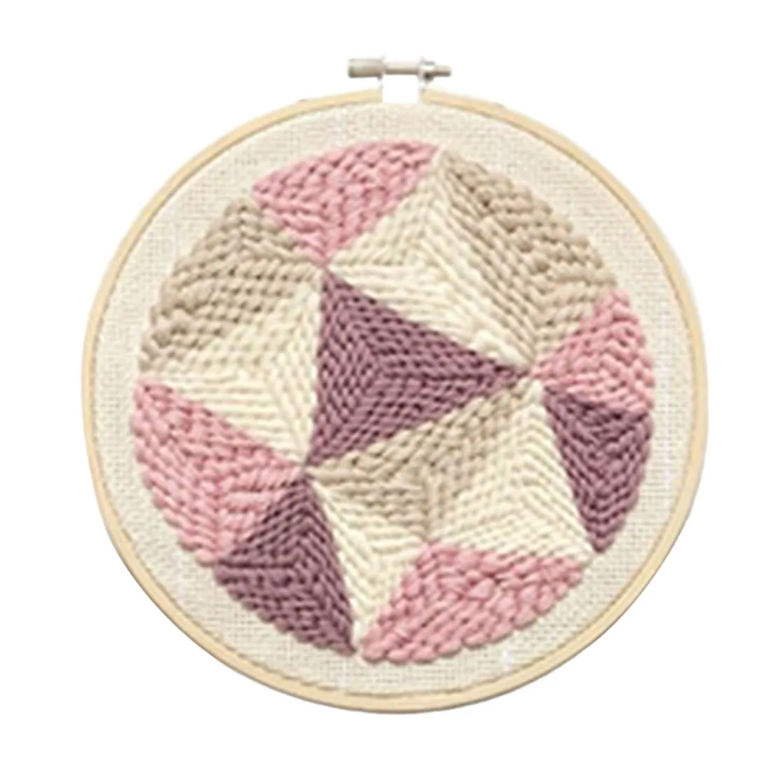 DIY Knitting Wool Rug Hooking Kit Handcraft Woolen Embroidery Creative Gift with 24x24cm Embroidery Frame Punch Needle -Geometry
DIY Knitting Wool Rug Hooking Kit Handcraft Woolen Embroidery Creative Gift with 24x24cm Embroidery Frame Punch Needle -Geometry