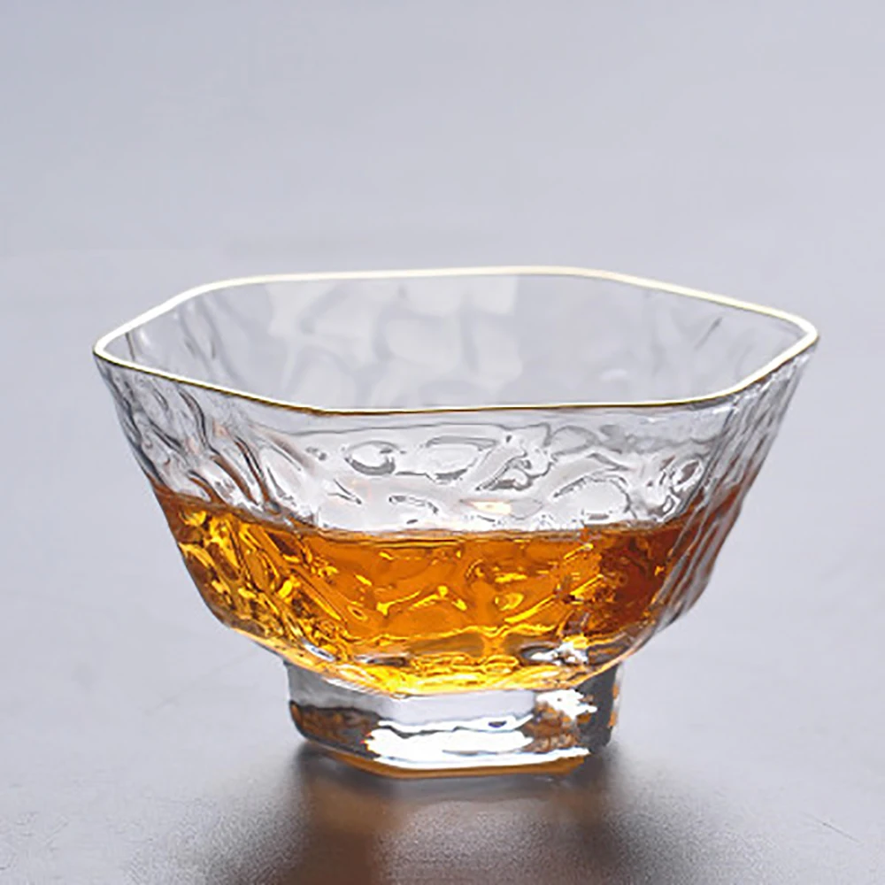 Japanese Style Creative Hexagonal Tea Cup Transparent Crystal Glass Tea Cup Hammer Mesh Teacup Heat-resistant Water Cup
Japanese Style Creative Hexagonal Tea Cup Transparent Crystal Glass Tea Cup Hammer Mesh Teacup Heat-resistant Water Cup