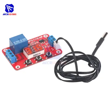 diymore DC 12V 1 CH LED Digital Temperature Controller -20-100℃ Switch Relay Module NTC 10K Waterproof Temperature Sensor Probe
diymore DC 12V 1 CH LED Digital Temperature Controller -20-100℃ Switch Relay Module NTC 10K Waterproof Temperature Sensor Probe