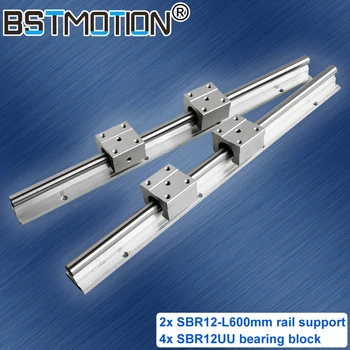 SBR12 linear shaft support 12mm SBR12 600mm rail with SBR12UU blocks for CNC parts
SBR12 linear shaft support 12mm SBR12 600mm rail with SBR12UU blocks for CNC parts