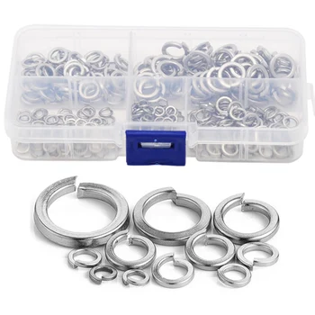 300PCS M3/M4/M5/M6/M8 304 Stainless Steel Open Spring Lock Washer Set Elastic Screw Washer Kit
300PCS M3/M4/M5/M6/M8 304 Stainless Steel Open Spring Lock Washer Set Elastic Screw Washer Kit