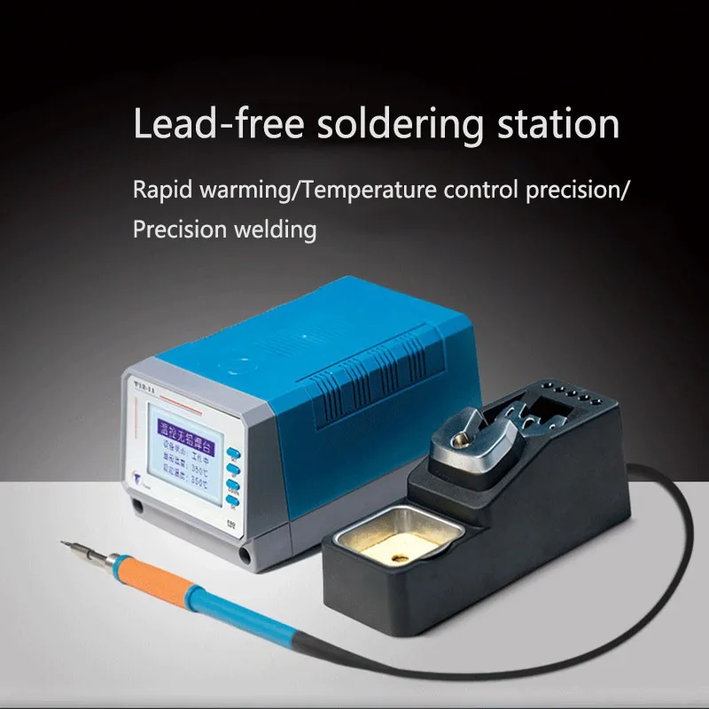 75W T12-11 Digital Lead Free Soldering Station Iron Temperature Control Welding iron for BGA Rework Manual repair fast heating
75W T12-11 Digital Lead Free Soldering Station Iron Temperature Control Welding iron for BGA Rework Manual repair fast heating