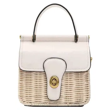 2020 Summer Small Bag Fashion Counter Retro 18 Straw Holiday Small Bag Handbag Messenger Summer Genuine Leather Woven Rattan Str
2020 Summer Small Bag Fashion Counter Retro 18 Straw Holiday Small Bag Handbag Messenger Summer Genuine Leather Woven Rattan Str