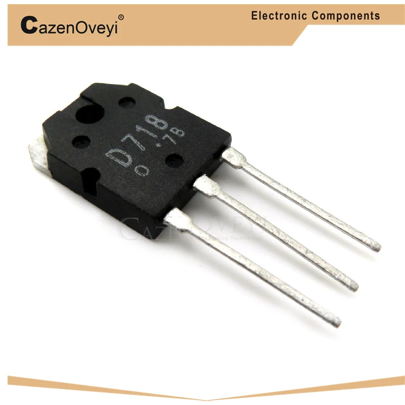 5pcs/lot 2SD718 D718 SD718 8A 120V 80W TO-247 new original In Stock | Электронные компоненты и принадлежности