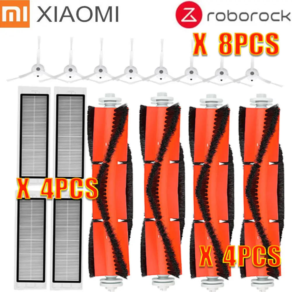 Accessories Kits for xiaomi Roborock S50 S51 E25 S5 E20 C10 Roborock Robot Vacuum Parts Mop Cloths filter Side Brush Roll Brush
Accessories Kits for xiaomi Roborock S50 S51 E25 S5 E20 C10 Roborock Robot Vacuum Parts Mop Cloths filter Side Brush Roll Brush